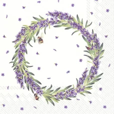 IHR Коктейльные салфетки  LAVENDER WREATH