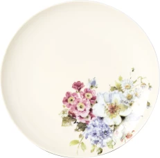 IHR Тарелка из фарфора  GARDEN FLOWER cream