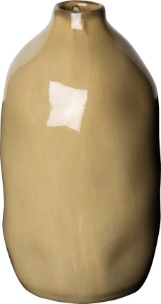 Ваза керамическая коричневая, 7x14,5 см, V 2439, IHR 