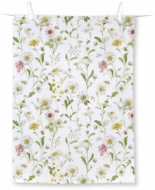 Кухонное полотенце (текстиль) "Wildflower And Butterfly", 70х50