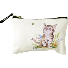 Текстильная косметичка на молнии 