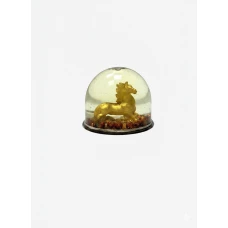 ПОДСТАВКА ПОД РУЧКУ ПОЛУСФЕРА ВНУТРИ ЛОШАДКА, С ЗОЛОТОМ