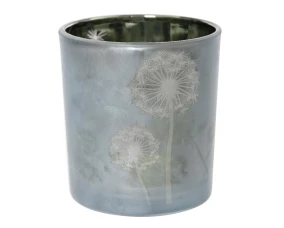Kaemingk Подсвечник из стекла Одуванчик, 7.3x8 см