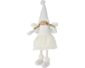 Koopman Декоративная фигурка Ангел LED, 69 см, белый