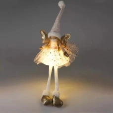 Koopman Декоративная фигурка Ангел LED, 60 см, золотой