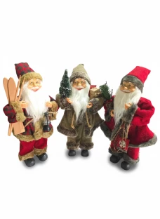 Koopman Санта Клаус  25X15X40см,  2 дизайна:красный и коричневый