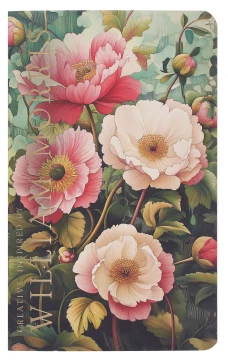 Блокнот Creative. Inspired by William Morris (пионы на зеленом фоне)