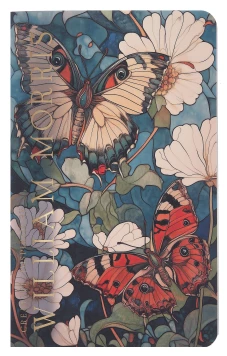 Блокнот Creative. Inspired by William Morris (пионы с бабочками)