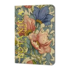 Блокнот BOTANICA by William Morris (розовые и голубые цветы)