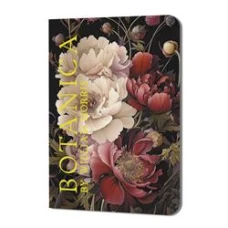Блокнот BOTANICA by William Morris (пионы на темном фоне)
