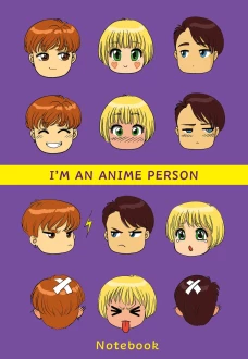 I\m an anime person. Блокнот для истинных анимешников (мягкая обложка)