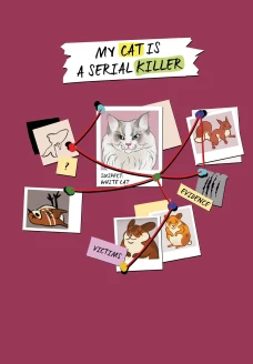 Блокнот My Cat Is a Serial Killer (А5 144 стр. белый кот)