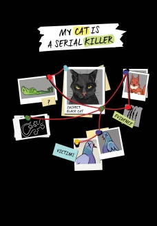 Блокнот My Cat Is a Serial Killer (А5 144 стр. черный кот)