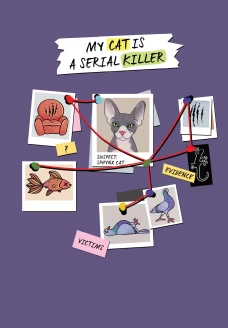 Блокнот My Cat Is a Serial Killer (А5 144 стр. сфинкс)