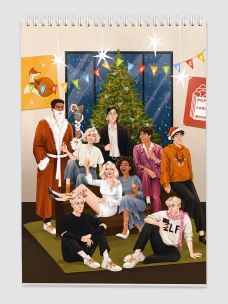 В КЛЕТКУ Блокнот "Happy New Tear"