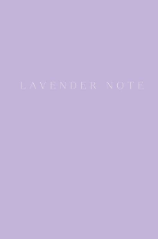 Lavender Note. Мои лавандовые мечты. Блокнот с цветными страницами (А5 обложка на ткани с тиснением фольгой)
