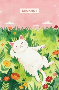 Блокнот с котом. Сегодня без подвигов (А5 мягкая обложка 64 л.)