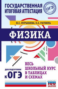 Пурышева, Ратбиль: Физика. Весь школьный курс в таблицах и схемах для подготовки к ОГЭ