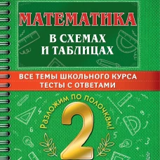Узорова, Нефёдова: Математика. 2 класс. В схемах и таблицах. Все темы школьного курса с тестами