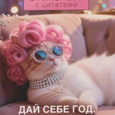 Стикербук с цитатами. Дай себе год. И опять ничего не меняй