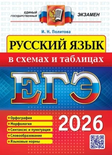 ЕГЭ 2026 Русский язык в схемах и таблицах (Политова И.Н.) (19781), (Экзамен, 2026), Обл, c.64