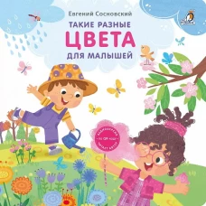 Книжки - картонки (бол). Такие разные цвета для малышей