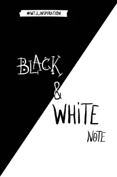 Black&amp;White Note. Стильный блокнот с черными и белоснежными страницами (твердый переплет)
