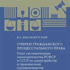 Очерки гражданского процессуального права. Опыт систематизации законодательства РСФСР и СССР по судоустройству и гражданскому судопроизводству