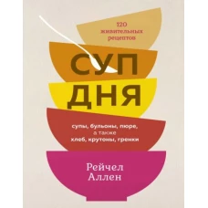 Суп дня: Супы, бульоны, пюре, а также хлеб, крутоны, гренки. 120 живительных рецептов