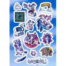 Лист Стикеров "Назад Нельзя. Воздушные Драконы"