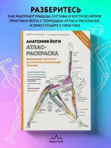 Анатомия йоги: атлас-раскраска. Визуальный гид по телу &mdash; от структуры к осознанной практике