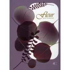 Блокнот "Цветок" нежно-лиловый / "Fleur", purple (А5, 192 стр., клетка).