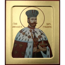 Икона страстотерпца царя Николая II (живописная) (на дереве) 125 х 160.