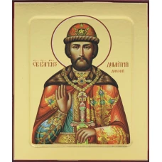 Икона благоверного князя Димитрия Донского (на дереве) 125 х 160.