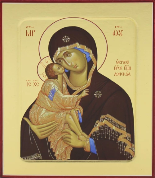 Икона Пресвятой Богородицы Донская (на дереве) 125 х 160.