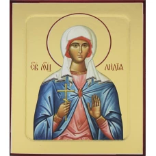 Икона мученицы Лидии (на дереве) 125 х 160.