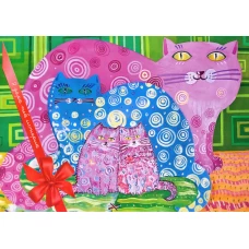 Открытка "Семья".