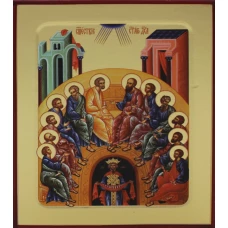 Икона Сошествия Святаго Духа на апостолов (на дереве) 125 х 160.