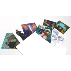 Комплект открыток "Обезглавленное дерево" по миру Перовой К. (7 шт в комплекте).