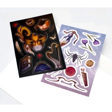 Стикеры по миру Малкиной Н. (2 шт в конверте).