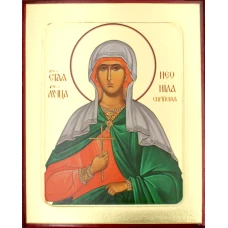 Икона Неонилы Сирийской, мученицы (на дереве): 125 х 160.