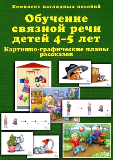 Обучение связной речи детей 4-5 лет. Картинно-графические планы рассказов. Комплект наглядных пособий. Бардышева Т.Ю., Моносова Е.Н.