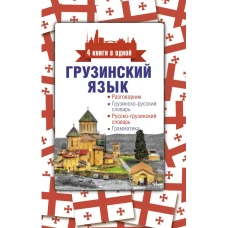 Грузинский язык. 4 книги в одной: разговорник, грузинско-русский словарь, русско-грузинский словарь, грамматика