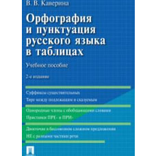 Орфография и пунктуация русского языка в таблицах. Уч. пос.-2-е изд., испр. и доп