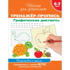 6-7 лет. Тренажер-пропись. Графические диктанты