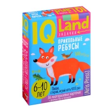 IQ Многоразовые карточки с маркером. Прикольные ребусы. 6+
