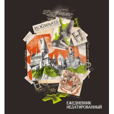 Гарри Поттер. Хогвартс. Ежедневник недатированный (А5, мягкая обложка, 80 л., квадратный)