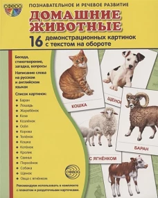 Демонстр. картинки "Домашние животные" (173х220мм)