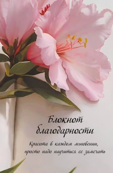 Блокнот благодарности. Красота в каждом мгновении просто надо научиться ее замечать