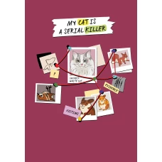 Блокнот My Cat Is a Serial Killer (А5 144 стр. белый кот)